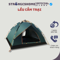 Lều cắm trại tự bung lắp ghép size to 4 - 6 người khung chắc loại 1 đi phượt picnic dã ngoại du lịch