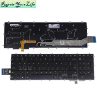 US RGB Backlight Keyboard for Dell Gaming G7 7590 7588 7790, G7 15 7588 G5 5590 G3 3590 English 0D8C01 D8C01 490.0H707.0D01