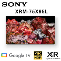 SONY XRM-75X95L 75吋 4K HDR智慧液晶電視 公司貨保固2年 基本安裝 另有XRM-85X95L