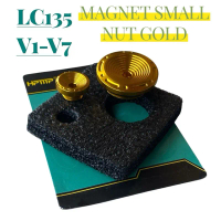 LC135 V1-V7 MAGNET SMALL COVER MAGNET NUT GOLD