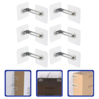 6 Pcs Anti-tip Cabinet Furniture Wall Anchors Bookshelf for Kids Adhesive Set