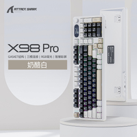 [Original] Attack Shark X98Pro Three Mold RGB Wireless Keyboard with Side Carving Screen Bluetooth C