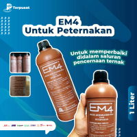 EM4 Peternakan 1 Liter - Kultur Cair Berwarna Coklat Kuning Untuk Meningkatkan Kesehatan & Produktiv