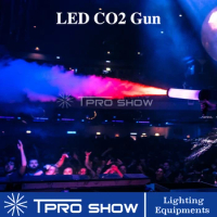 Pistola Co2 LED Gun RGB Jet Cannon Co2 Gun Cryo Machine Special Stage Lighting Effect Jet Pistol For DJ Disco Gas Tank Backpack