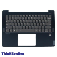 US English Blue Keyboard Upper Case Palmrest Shell Cover For Lenovo Ideapad S540 14 14IWL 14IML 14API 5CB0S17282