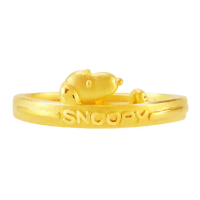 【2sweet 甜蜜約定】SNOOPY史努比純金戒指約重0.95錢(SNOOPY史努比純金金飾)