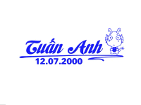 Tem Tên Năm Sinh Icon Theo Yêu Cầu Dán Xe - Trang Trí Độc Đáo Cho Xe