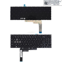US Laptop Keyboard for MSI Sword 15 MS-1584 MS-17L1 MS-17L2 MS-17L4 MS-17L3 MS-158K GL66 Black with RGB Backlit