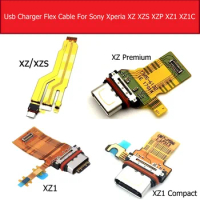 USB Charging Port Board For Sony Xperia XZ/ XZS/XZ Premium XZ1/XZ1 Compact mini Charger Dock Socket Connector Module Flex Cable