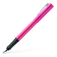 【FABER-CASTELL】輝柏 馬卡龍系列好點子握得住粉橘色 EF筆尖 鋼筆 / 支 140995