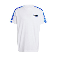 Adidas Adibreak Tee IV5351 男 短袖 上衣 T恤 運動 復古 經典 棉質 舒適 白藍