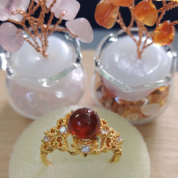 Ring Agate Natural Crystal /Cincin Kristal Agate