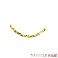 MANSTYLE 榮耀 黃金項鍊/素鍊 (約6.90錢)