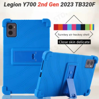 For Lenovo Legion Y700 2nd Gen 2023 Case TB320F 8.8" Tablet Shockproof Funda Kids 4 Cornors Thicken Silicon Cover with Kickstand