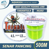 AQUASEA Tali Pancing Nilon 500m TARANTULA Hijau Alat Ikan Joran Umpan