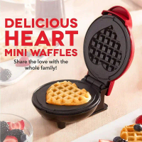 Chúng tôi bắt tay Mini Điện Waffle maker không chính thức Pan dễ dàng để làm kẻ Kẻ ăn sáng máy lạnh