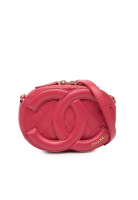 Chanel 二手香奈兒雙C菱格紋小羊皮Coco Midnight相機包