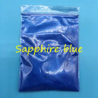 20g Brilliant Sapphire Blue Mica Pearl Powder Epoxy Resin Colorant Makeup Bath Bomb Soap Candle Making Powder Pigment 126colors
