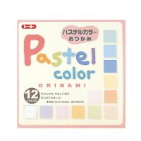 VU6 日本 TOYO Origami Paper Pastel Color 12色粉彩色紙 15*15cm / 包
