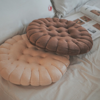 小圓餅乾坐墊 軟Q厚實 觸感舒適 可愛療癒系 棉床本舖