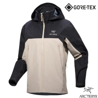 【ARCTERYX 始祖鳥】男 Beta AR Gore-Tex 3L 防水透氣連帽外套.風雨衣_X000007082 黑/盧恩褐