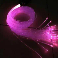 High Quality 30W LED Fiber Optic Light With Sparkle Flash Point End Glow PMMA Fiber Optic Cable Light Kit For Decoration