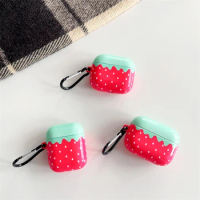 Film Soft Case Cute Strawberry Suitable For AirPods 3 2 1 Pro2 Pro Headphone Cover Protective Cover