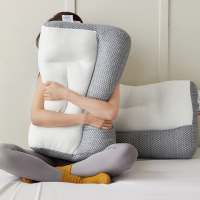 【HONDONI】日式反牽引護頸枕(記憶枕頭 護頸枕 紓壓枕 側睡枕 止鼾枕 熱賣款Z8-W)