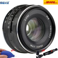 MEKE Camera Lens MK 50mm F2.0 Large Aperture Manual Focus for Canon Sony E-mount M4/3 Nikon Fujifilm X-T20 Camera Lens APS-C
