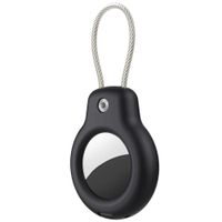 ปลอกกันกระแทก อุปกรณ์ติดตาม ป้องกันรอยขีดข่วน แหวนกุญแจ Air Tag เคส Airtags พวงกุญแจสำหรับ Apple Air