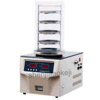 1pc FD-1A-50 electrically heated freeze dry machine intermittent ordinary freeze drying machine freeze dryer 2L/24H 220V 850