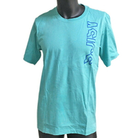 Asics T-Shirts [K11909-82] 男女 短袖 T恤 運動 排汗 吸濕 快乾 柔軟 舒適 台灣製 水藍