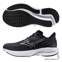 Mizuno 美津濃 慢跑鞋 女鞋 4E超寬楦 WAVE INSPIRE 21 黑【運動世界】J1GD254622