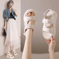 Dép sandal nữ, dép bitis học sinh chật liệu mềm êm chân.đế độn 3cm