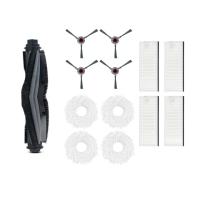 【CHAK】ECOVACS科沃斯 N9+ 副廠掃拖機配件超值組(主刷×1 邊刷×4 濾網×4 拖布x4)