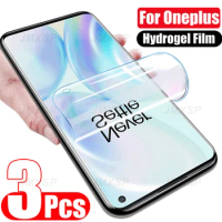 3Pcs Hydrogel Film For Oneplus 7 8 9 10 7T Pro 5 5T 6 6T 9R 9E 9RT Screen Protector For Oneplus Nord CE 2 N10 N100 N200 N20 Film
