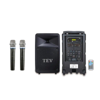 【TEV】TA-780 CD-2(雙頻無線移動式擴音機 含2手握麥克風 CD/USB/SD/BT/280W)