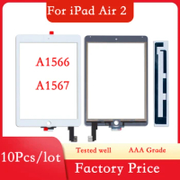 10pcs/lot 9.7'' inch Touch Screen Glass Digitizer For iPad 6 Air 2 Tablet Touch Panel A1566 A1567