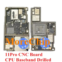 For iPhone 11Pro CNC Board 64GB Swap Drilled CPU Baseband Motherboard Mainboard 64GB Good Working After Change CPU Baseband