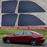 Magnetic Car Sunshade Shield Windshield Frame Curtain Sun Shades For Toyota Camry XV50 50 Hybrid 2012 - 2017 2013 Accessories
