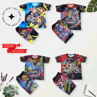 Setelan Jersey Anak Laki-laki / Setelan Motor Cross Anak Celana Pendek kaos anak racing