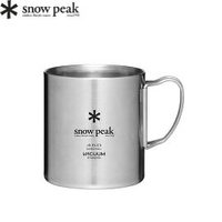 [ Snow Peak ] SP不繡鋼真空馬克杯450 / 雙層斷熱 折疊把手杯 / MG-214