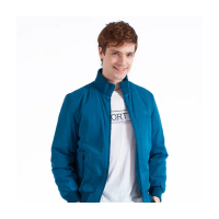 【ROBERTA 諾貝達】秋冬男款 科技裡布 柔軟舒適外套(藍綠)