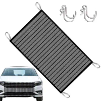 Car Grill Protection Net Foldable Hood Engine Bumper Net Car Front Mesh Anti Insect Repellant Car Condenser Protection Net