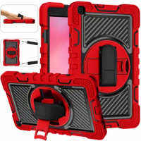 Kids Tablet Case For Samsung Galaxy tab A7 Lite 8.7 T225 T220 2021 Cover Safe Foam Shockproof Stand with Straps