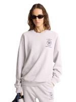 เสื้อสเวตเตอร์ยูนิเซ็กส์ Crest Seal 100th - สี Heather Gray/Navy