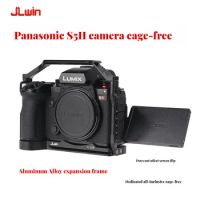For Panasonic S5II S52 Camera Rabbit Cage Expansion Frame Kit Vertical Shooting Handle Rabbit Cage Camera Easy Install