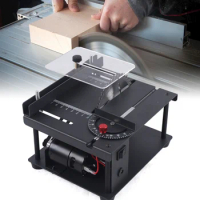 Mini Precision Table Saw Small Home Table Saw Portable Woodworking Push Table Saw Multi-function Cutting Machine