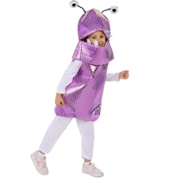 Monster Inc Boo Deluxe Costume for Halloween Cosplay Costumes for Party Dress Up Outfits