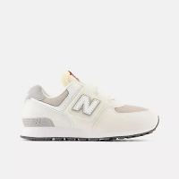 NEW BALANCE NB 574 童鞋 運動鞋 休閒鞋 中大童 小童 灰色 白色(PV574RCD-W)